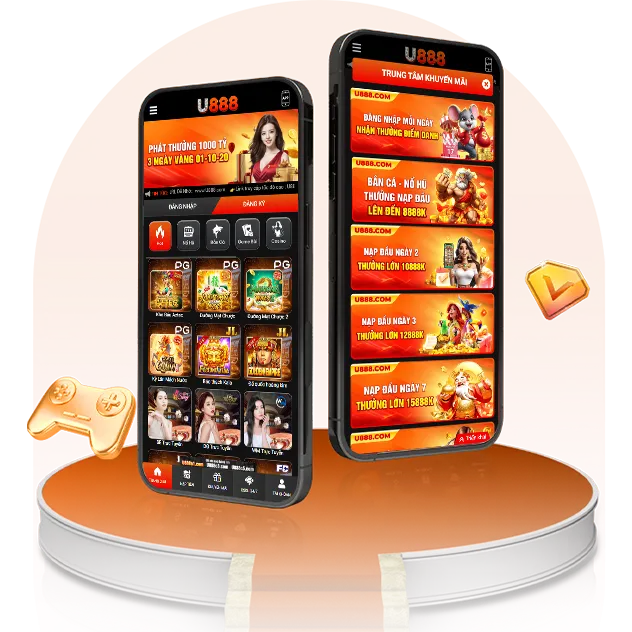 Ảnh mockup tải app u888